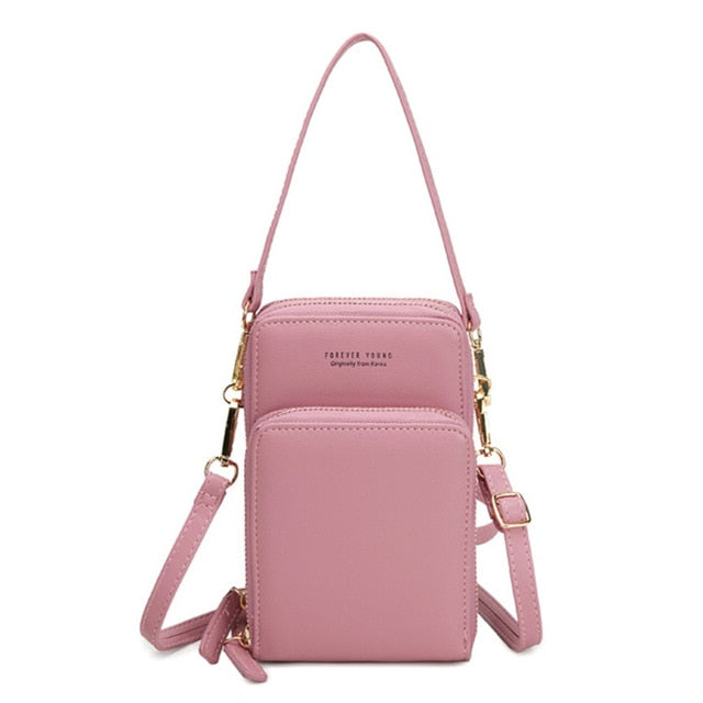 Mini Crossbody Shoulder Bags Women Multi-functional Touchable Cell Phone Pocket Card Purse Ladies Small Bag Female Messenger Bag Mini Crossbody Shoulder Bags Women Multi-functional Touchable Cell Phone Pocket Card Purse Ladies Small Bag Female Messenger Bag